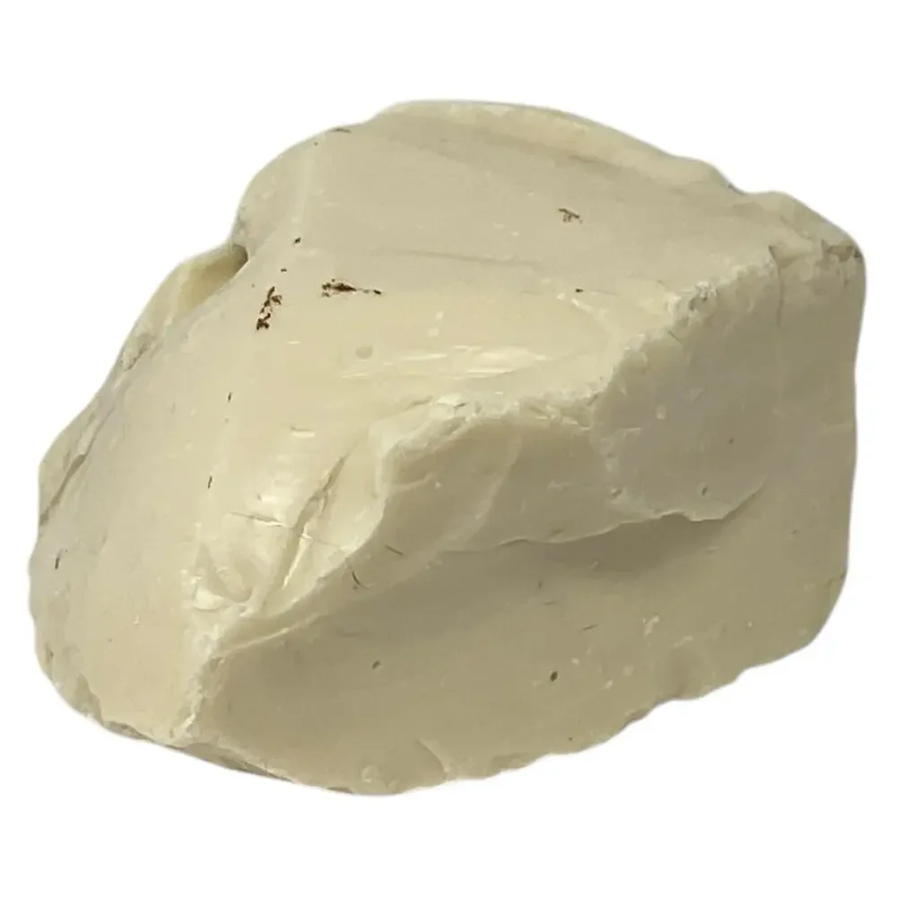 Cream Opaque Art Glass Cullet Slag‎ Glass #5XL95